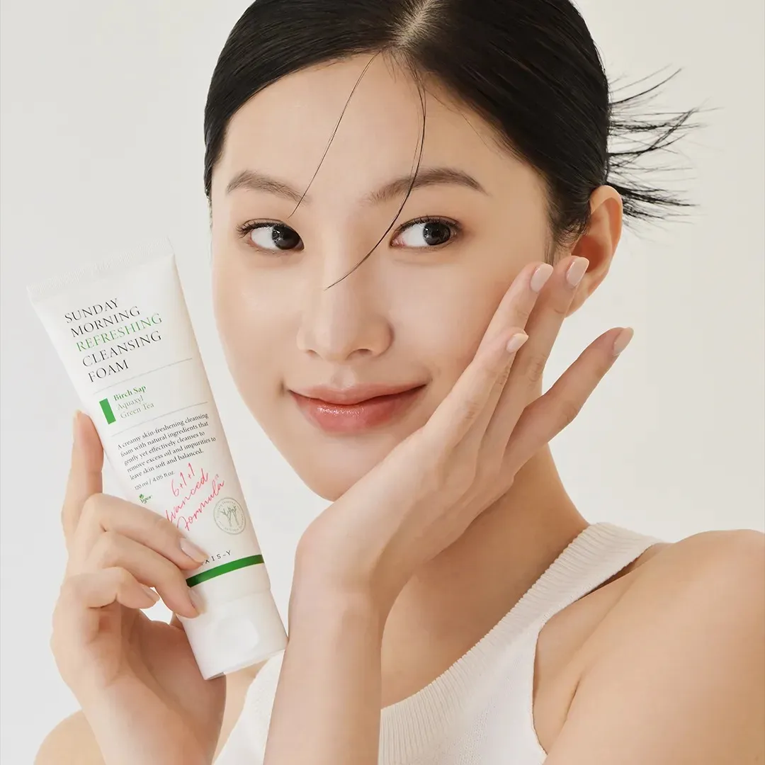 بعد از استفاده خرید فوم شوینده صورت اکسیس وای اصل + بهترین قیمت (چایی سبز کنترل چربی)